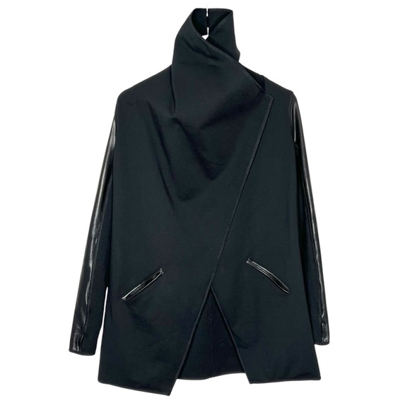 SPANX Drape Front Jacket Very Black Size XS - Picture 9 of 16